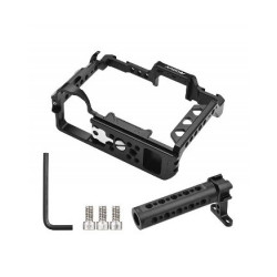 Andoer Aluminum Alloy Camera Cage Kit with Top Handle Grip Replacement for Sony A7 IV Andoer Aluminum Alloy Camera Cage Kit with Top Handle Grip Replacement for Sony A7 IV