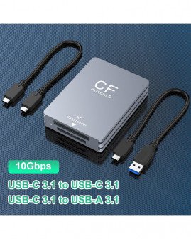 CFexpress Type B SD Card Reader USB 3.2 10Gbps Camera Reader Memory Card