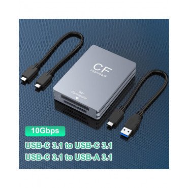 CFexpress Type B SD Card Reader USB 3.2 10Gbps Camera Reader Memory Card