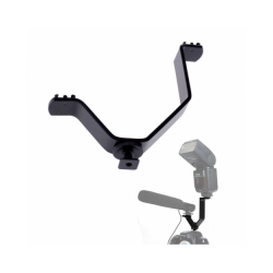 Triple Mount Hot Shoe V Mount Bracket