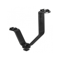 Triple Mount Hot Shoe V Mount Bracket