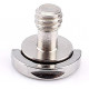 1Pcs 1/4"-20 D Shaft D-ring Mounting Screw Adapter