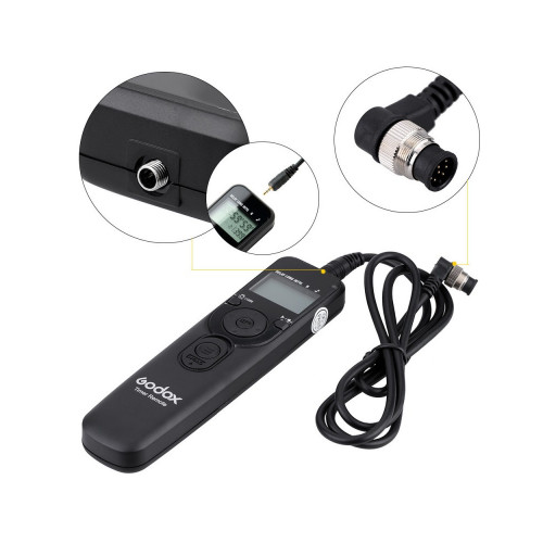 Godox UTR-N1 Shutter Release LCD Timer Remote Controller for Nikon