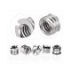 24in1 Camera Accessories Durable 1/4" Male to 1/4" Male Threaded Adapter 1/4 Inch
