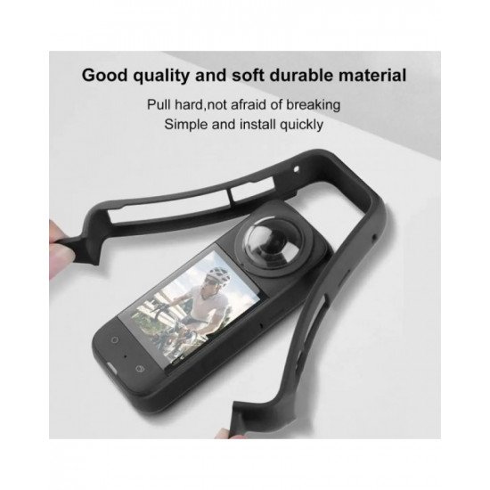 Protective Case for Insta360 X3 Case Cover Bag Bumper Plastic Case Black