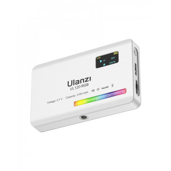 Ulanzi VL120 RGB LED Video Light White Ulanzi VL120 RGB LED Video Light White