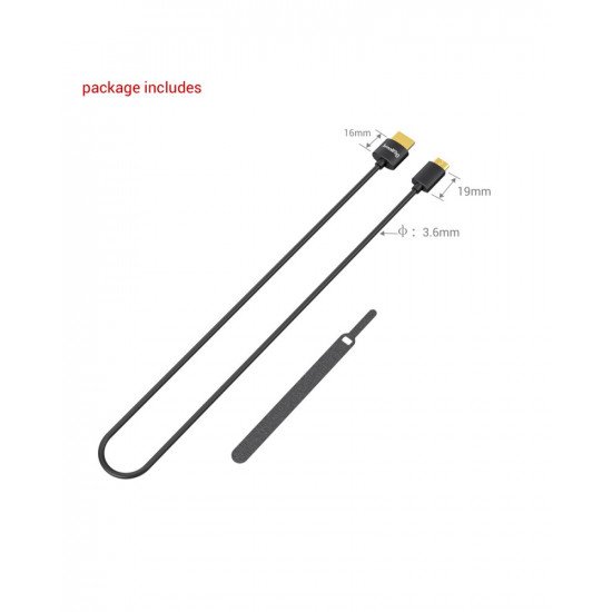 SmallRig Ultra Slim 4K Data Cable (C to A) 55cm SmallRig Ultra Slim 4K Data Cable (C to A) 55cm