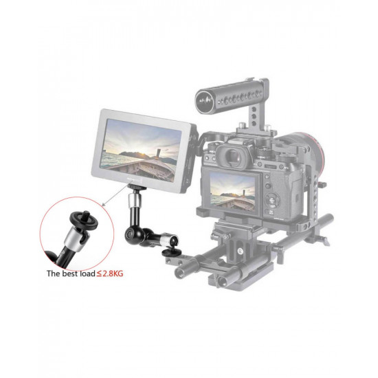 SmallRig Super Clamp w/ 1/4" and 3/8" Thread and 5.5 Inches Adjustable Friction Power Articulating Magic Arm with 1/4" Thread SmallRig Super Clamp w/ 1/4" and 3/8" Thread and 5.5 Inches Adjustable Friction Power Articulating Magic Arm with 1/4" Thread