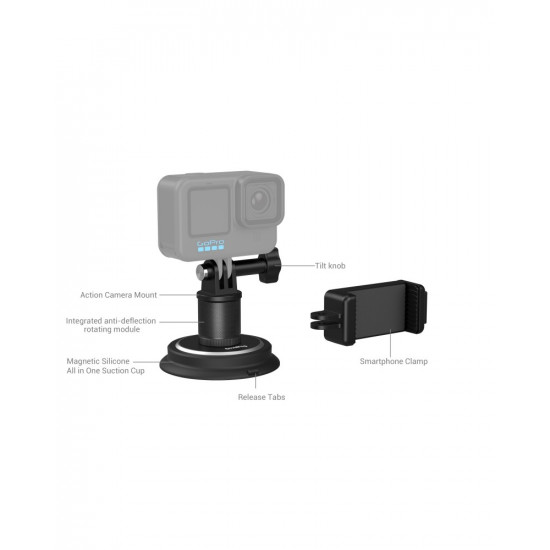 SmallRig Suction Cup Mounting Support for Action Cameras SmallRig Suction Cup Mounting Support for Action Cameras
