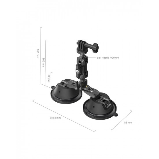 SmallRig Portable Dual Suction Cup Camera Mount SC-2K SmallRig Portable Dual Suction Cup Camera Mount SC-2K