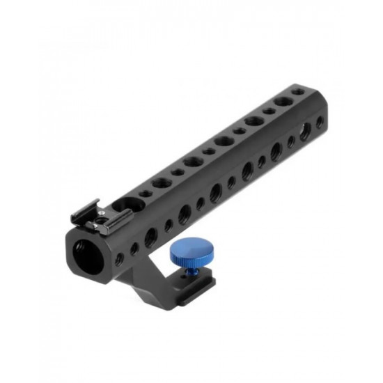 Camera Top Handle Hand Grip with Hot Shoe Mount 1/4" 3/8" Screw Hole for DSLR Camera Cage Camera Top Handle Hand Grip with Hot Shoe Mount 1/4" 3/8" Screw Hole for DSLR Camera Cage