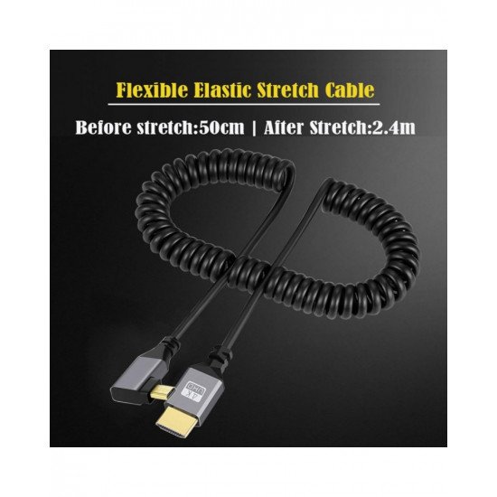 4K UHD HDMI TO MICRO HDMI RIGHT 2.4m Cable 4K UHD HDMI TO MICRO HDMI RIGHT 2.4m Cable