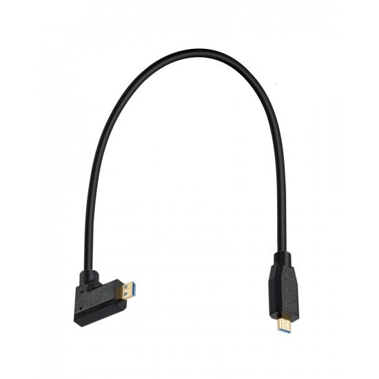 8K Ultra HD High Speed Micro HDMI to Micro HDMI-compatible Type D Male to Male Cable Left 0.3M