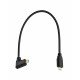 8K Ultra HD High Speed Micro HDMI to Micro HDMI-compatible Type D Male to Male Cable Left 0.3M