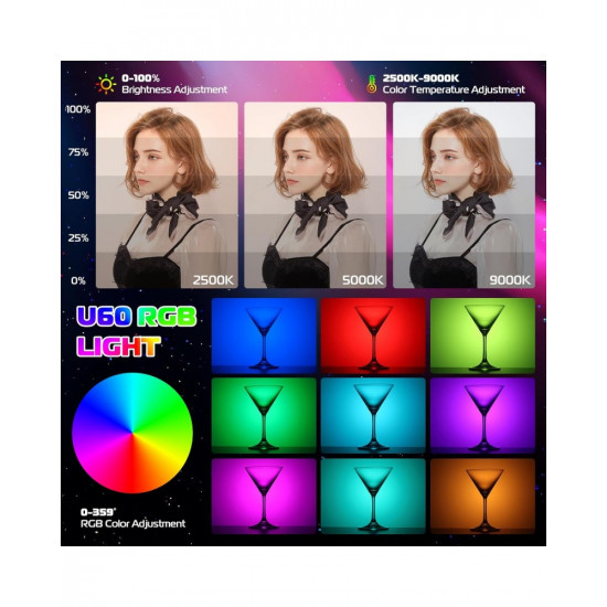 Ulanzi U60 RGB Video Light White Ulanzi U60 RGB Video Light White