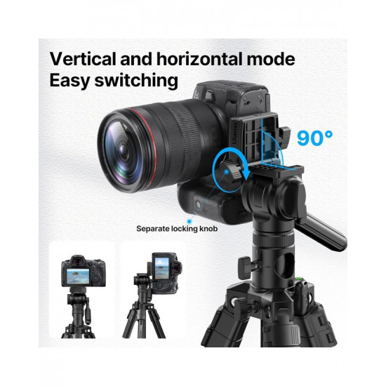 Ulanzi MT-65 Horizontal and Vertical Video Tripod, Arca Type Biscuit and Remote Control for SLR Cameras Ulanzi MT-65 Horizontal and Vertical Video Tripod, Arca Type Biscuit and Remote Control for SLR Cameras