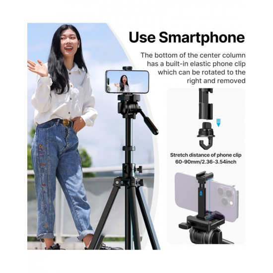 Ulanzi MT-65 Horizontal and Vertical Video Tripod, Arca Type Biscuit and Remote Control for SLR Cameras Ulanzi MT-65 Horizontal and Vertical Video Tripod, Arca Type Biscuit and Remote Control for SLR Cameras