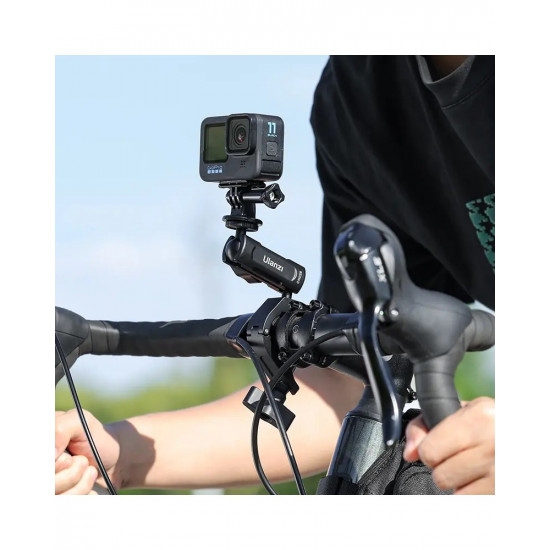 Ulanzi Bike/Motorcycle Handlebar Clamp Mount for GoPro/Insta360 Action Cameras