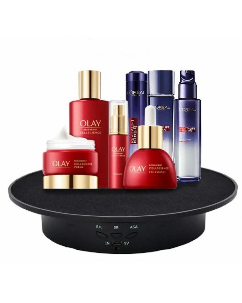 360Electric Rotating Display Stand Turntable Black Velvet Base Photography Turntable Jewelry And Shoes 360Electric Rotating Display Stand Turntable Black Velvet Base Photography Turntable Jewelry And Shoes