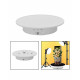 360Electric Rotating Display Stand Turntable White Velvet Base Photography Turntable Jewelry And Shoes