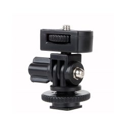 VILTROX Adjustable Angle Pole Swivel Hot Shoe Mount 1/4" Screw Hot Shoe Mount Adapter
