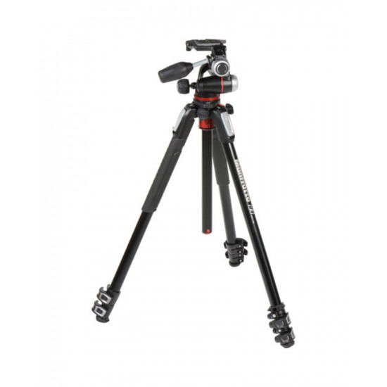 Manfrotto MK190XPRO3-3W Aluminum Tripod with 3-Way Pan/Tilt Head