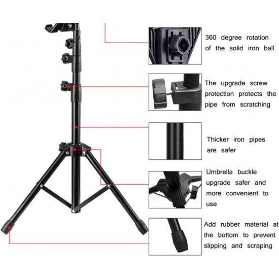 Portable Adjustable Tripod Stand Holder Cradle Bracket For Apple iPad, Samsung