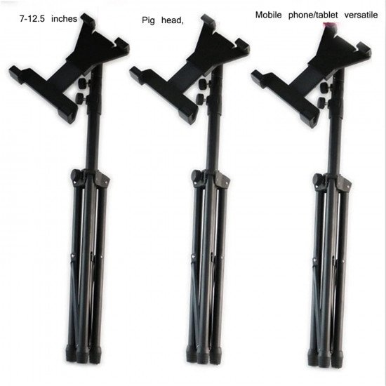 Portable Adjustable Tripod Stand Holder Cradle Bracket For Apple iPad, Samsung