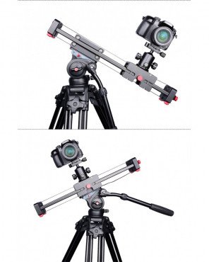 Slider Dolly 50cm Track Rail Stabilizer 100cm Sliding Distance