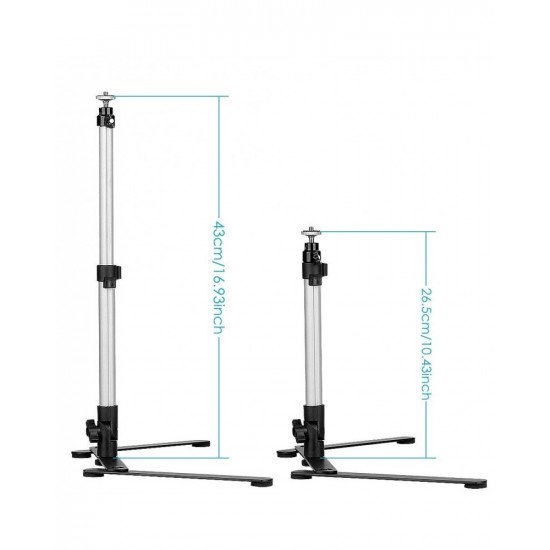 Selfie Stick Cell Phone Tripod, Mini Folding Rotatable Extendable Desk Smartphone Stand Bracket