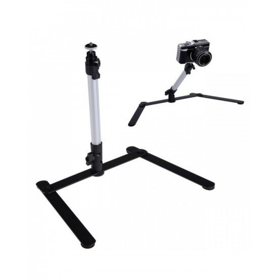 Selfie Stick Cell Phone Tripod, Mini Folding Rotatable Extendable Desk Smartphone Stand Bracket