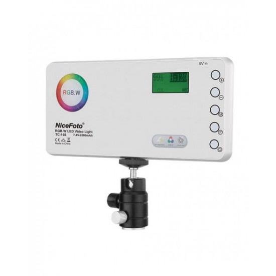 NiceFoto TC-168 RGB Pocket LED Video Light NiceFoto TC-168 RGB Pocket LED Video Light