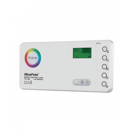 NiceFoto TC-168 RGB Pocket LED Video Light NiceFoto TC-168 RGB Pocket LED Video Light