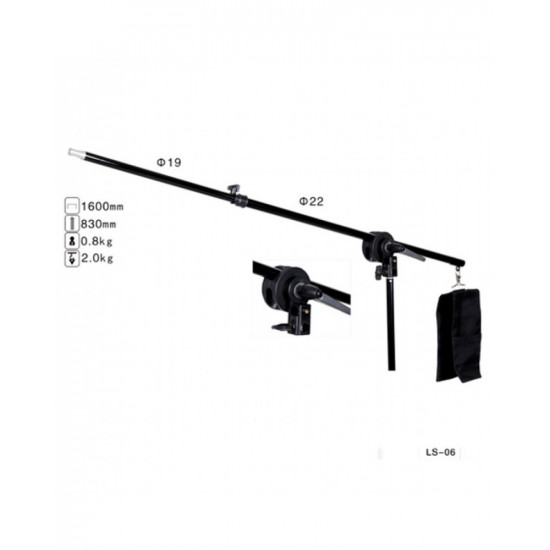 NiceFoto LS-06 Cross Bar Speedlite Boom Arm Light