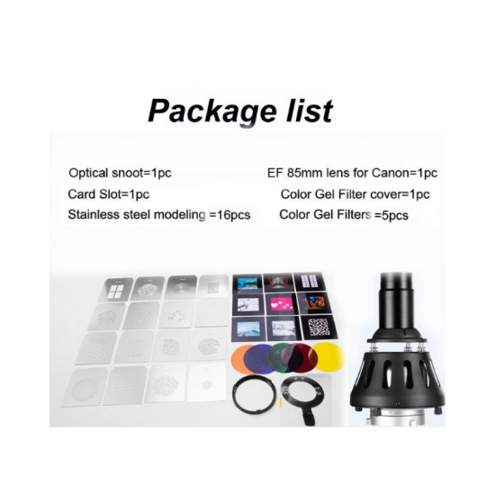 NiceFoto SN-29A Optical Snoot for LED Video Light and Studio flash light with Bowens mount NiceFoto SN-29A Optical Snoot for LED Video Light and Studio flash light with Bowens mount