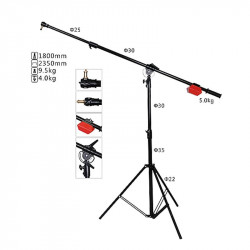 NiceFoto LS-10 Heavy Duty Boom Arm with 5KG Counter Weight Balancer