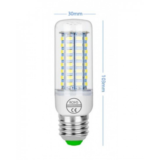 E27 SMD 72 LEDs Corn Light Chandelier Spotlight Bulb 220V White E27 SMD 72 LEDs Corn Light Chandelier Spotlight Bulb 220V White