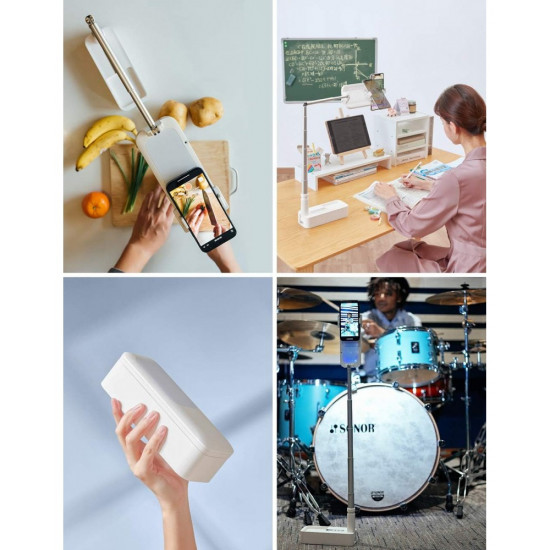 V6 Portable Mobile Phone Stand Selfie Ring Light Mini Desktop LED Fill Light