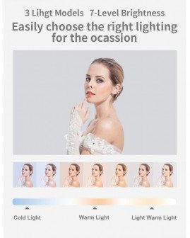 V6 Portable Mobile Phone Stand Selfie Ring Light Mini Desktop LED Fill Light V6 Portable Mobile Phone Stand Selfie Ring Light Mini Desktop LED Fill Light