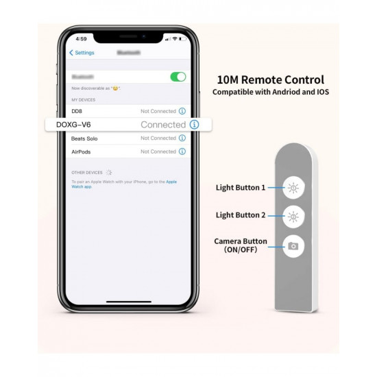 V6 Portable Mobile Phone Stand Selfie Ring Light Mini Desktop LED Fill Light