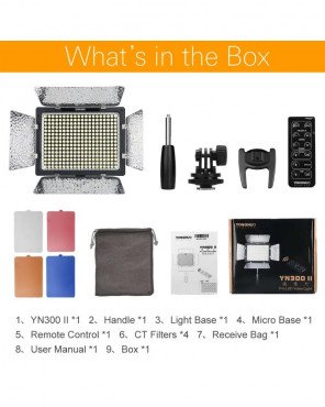 Yongnuo YN-300II Bi-Colour LED Panel Light