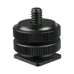Hot Shoe to 1/4"-20 Male Post Adapter