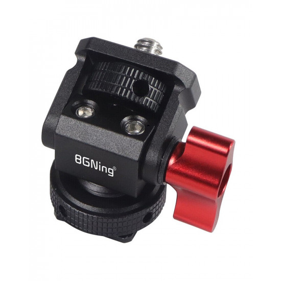 BGNing GOPRO Camera Monitor Bracket Holder Hot Cold Shoe Adapter Tripod Mount BGNing GOPRO Camera Monitor Bracket Holder Hot Cold Shoe Adapter Tripod Mount