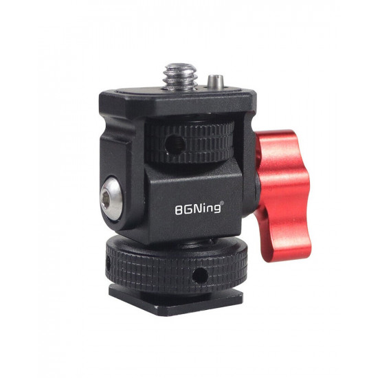 BGNing GOPRO Camera Monitor Bracket Holder Hot Cold Shoe Adapter Tripod Mount BGNing GOPRO Camera Monitor Bracket Holder Hot Cold Shoe Adapter Tripod Mount