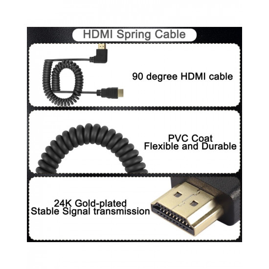 4K HDMI TO HDMI Right-Angle 1.9m Cable