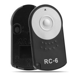 RC-6 Remote Control Shutter Release for Canon ESO 77D 5DSR 760D 70D 80D 6D2 5D3 5D4