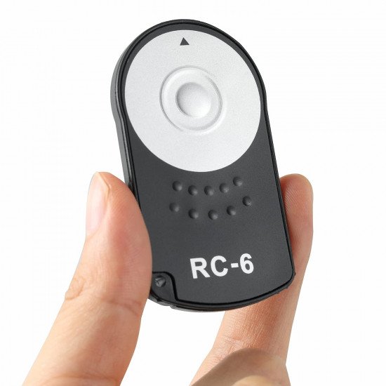 RC-6 Remote Control Shutter Release for Canon ESO 77D 5DSR 760D 70D 80D 6D2 5D3 5D4