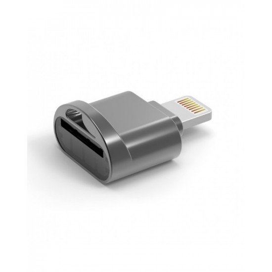 TF Card Reader OTG Adapter MicroSD Alloy Card Reader For (iPhone)