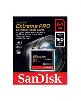 SanDisk 64GB Extreme Pro CompactFlash Memory Card SanDisk 64GB Extreme Pro CompactFlash Memory Card