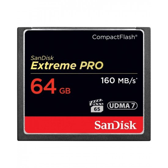 SanDisk 64GB Extreme Pro CompactFlash Memory Card